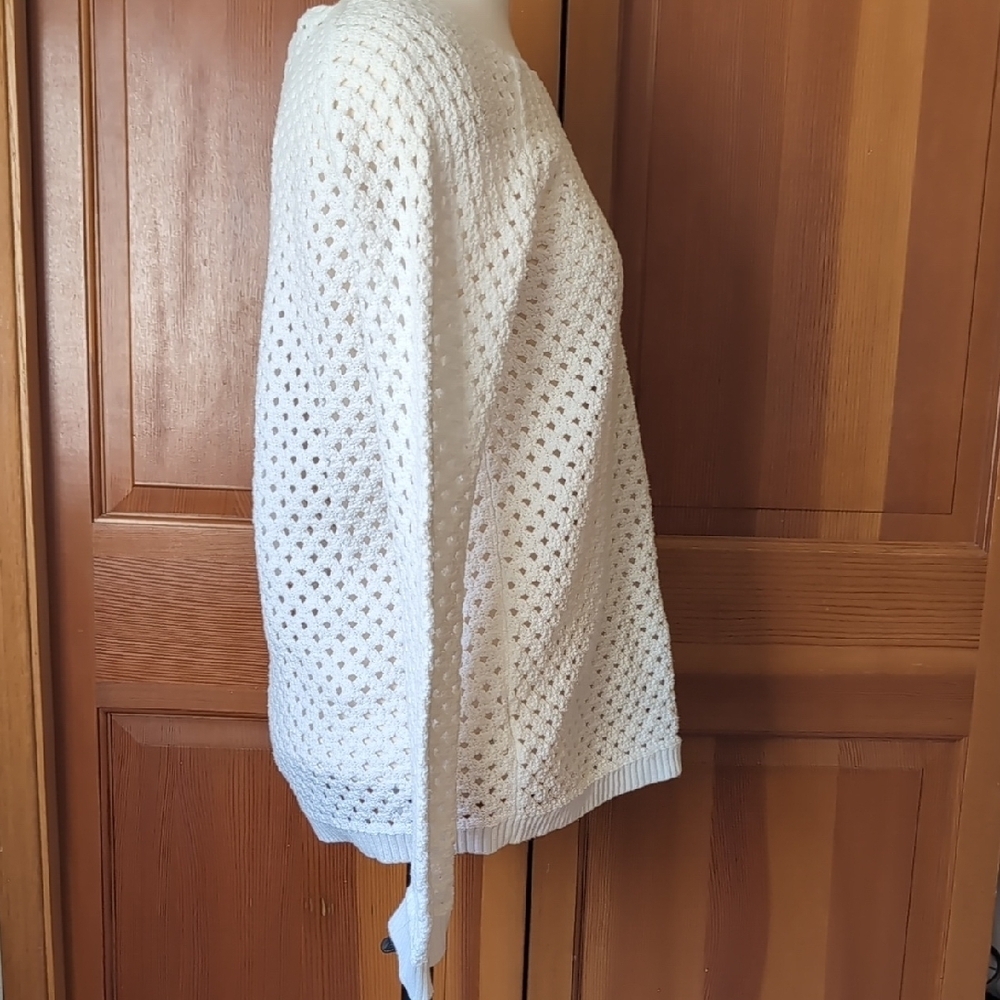 White Knit Women's Sweater - Picture 5 of 5